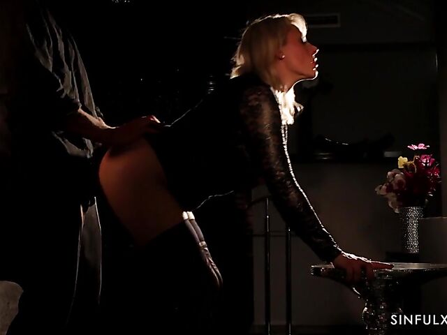 Passionate fuck session in the dark with Czech MILF Brittany Bardot