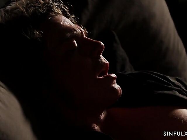 Passionate fuck session in the dark with Czech MILF Brittany Bardot