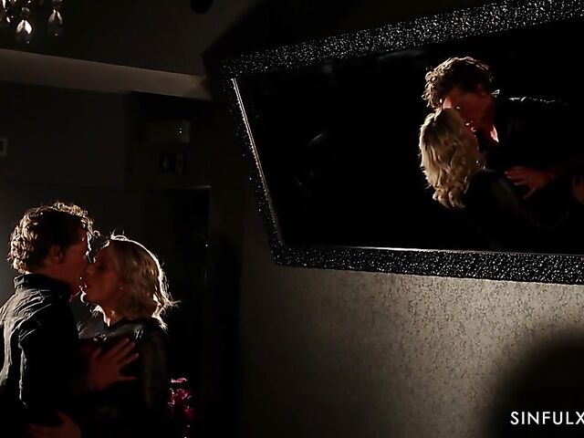 Passionate fuck session in the dark with Czech MILF Brittany Bardot