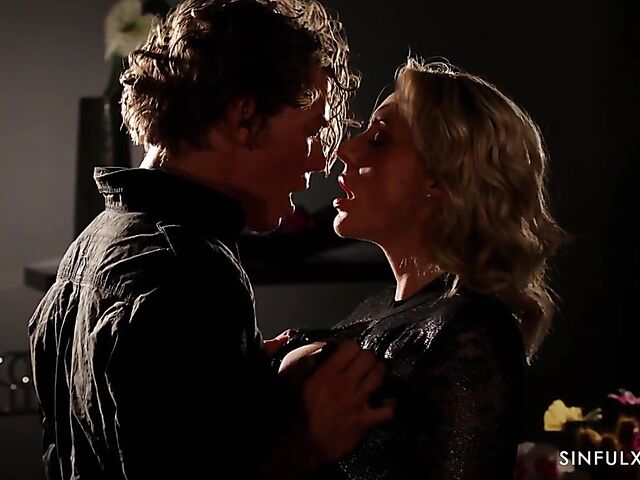 Passionate fuck session in the dark with Czech MILF Brittany Bardot