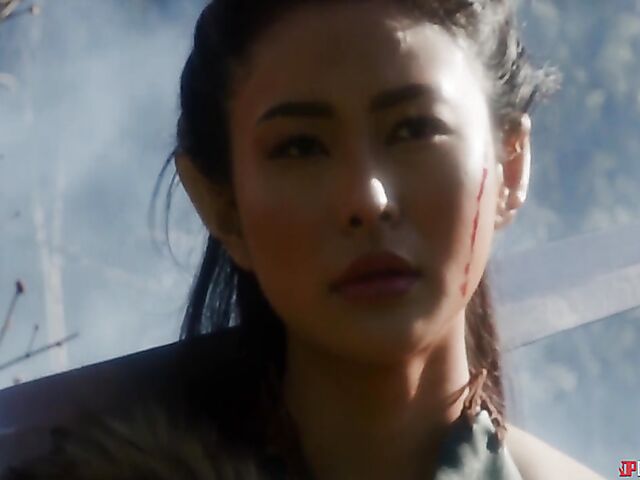 Big tits asian elf warrior vs well hung king fantasy sex with Rae Lil Black and Danny D