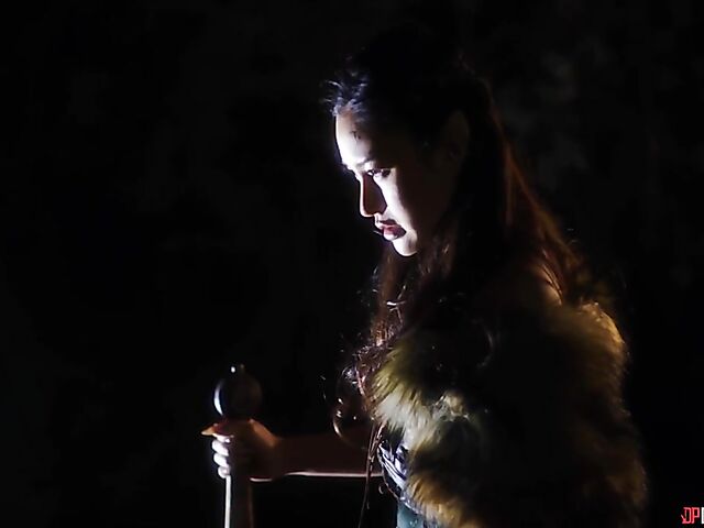 Big tits asian elf warrior vs well hung king fantasy sex with Rae Lil Black and Danny D