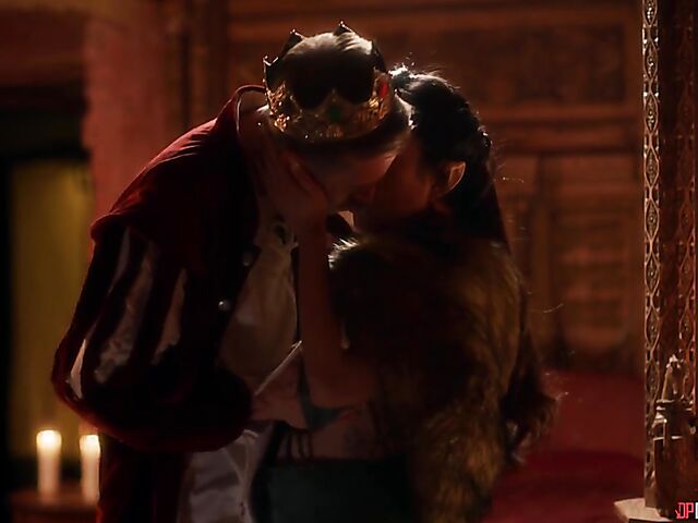 Big tits asian elf warrior vs well hung king fantasy sex with Rae Lil Black and Danny D