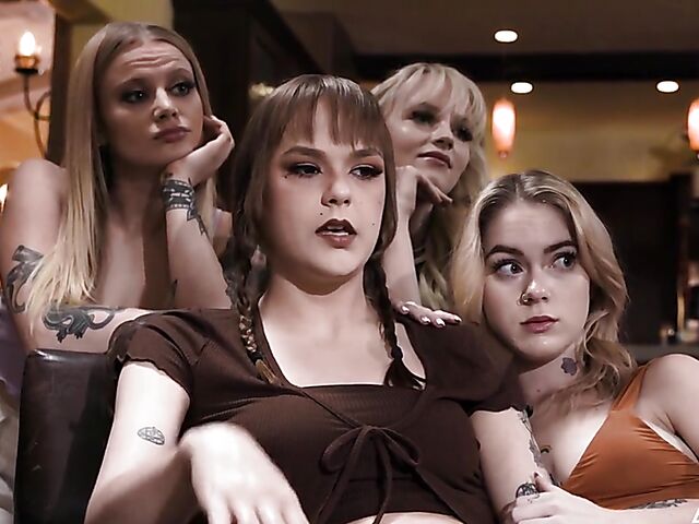 Kyler Quinn - Hardcore threesome in front of everyone