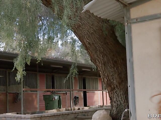 Trailer park threesome FFM sex with Amber Stark and Jupiter Jetson