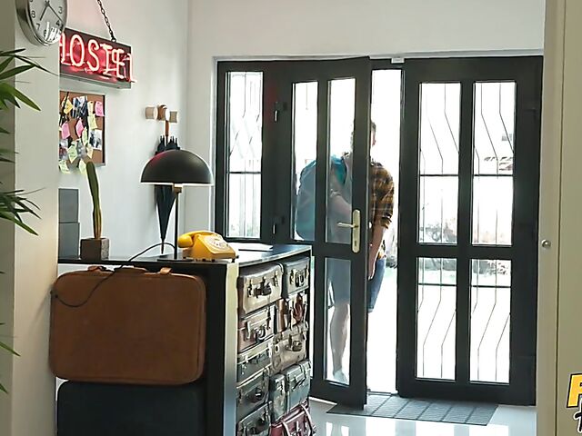 Eden Ivy - Nasty girl with tattoo anal with new roommate