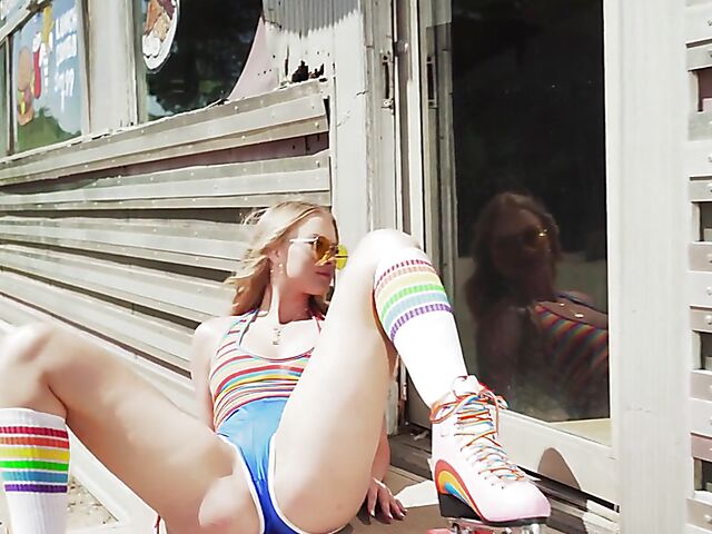 Interview and behind the scenes with penthouse pet Destiny Rose