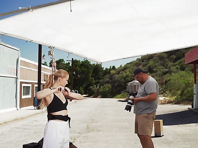 Interview and behind the scenes with penthouse pet Destiny Rose