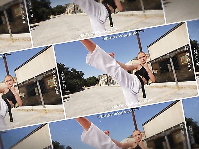 Interview and behind the scenes with penthouse pet Destiny Rose