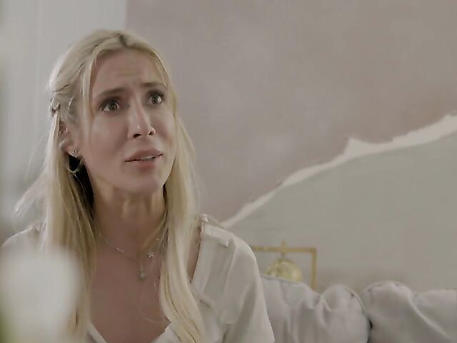 Casey Calvert fucks a black cock in the bedroom