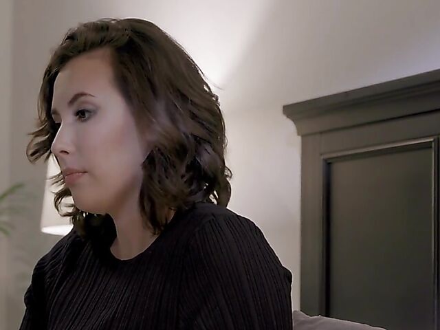 Casey Calvert fucks a black cock in the bedroom