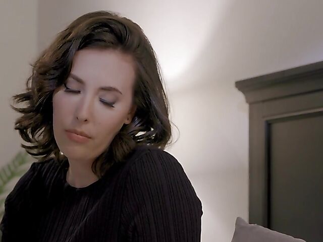 Casey Calvert fucks a black cock in the bedroom