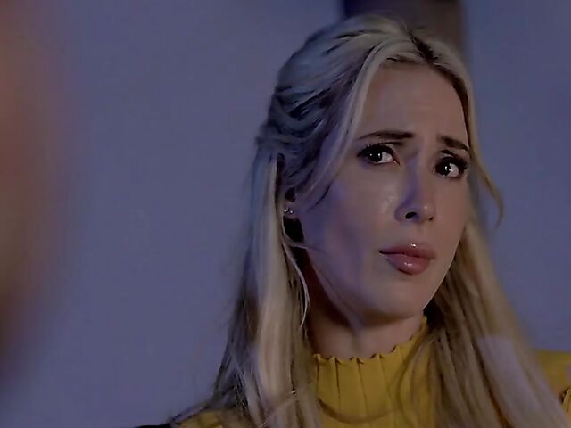 Casey Calvert fucks a black cock in the bedroom