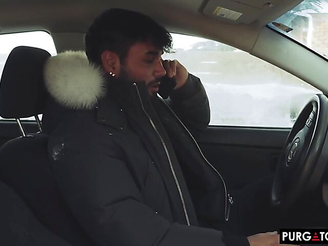 Standing doggystyle with blonde barber Chloe Creamy