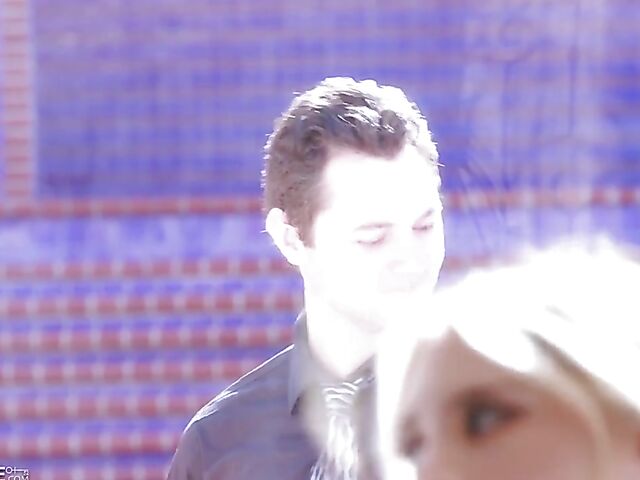 Horny young babe Melody Marks fucks a stranger