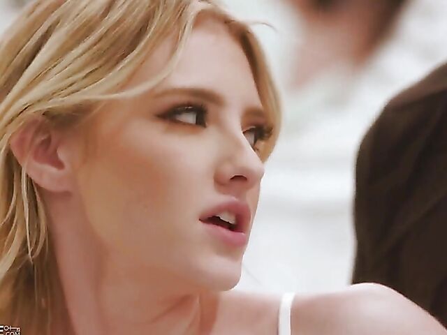 Horny young babe Melody Marks fucks a stranger