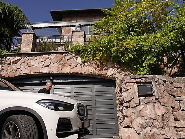 Sexy anal in lace and leather with elegant Francys Belle