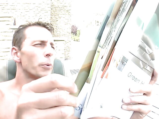 Angelica Heart - Sexy brunette threesome outside