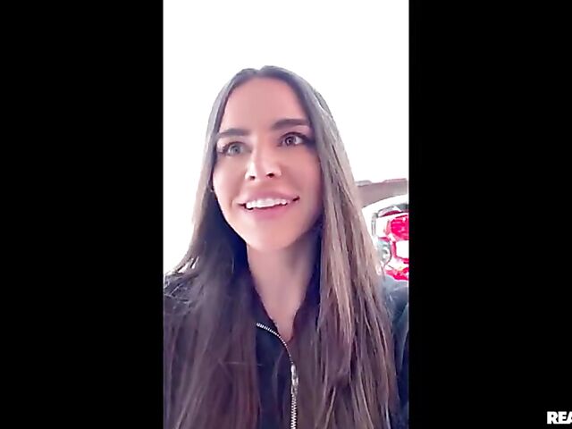 Horny fake tits babe Suttin gets her pussy ready for Jmac's meat