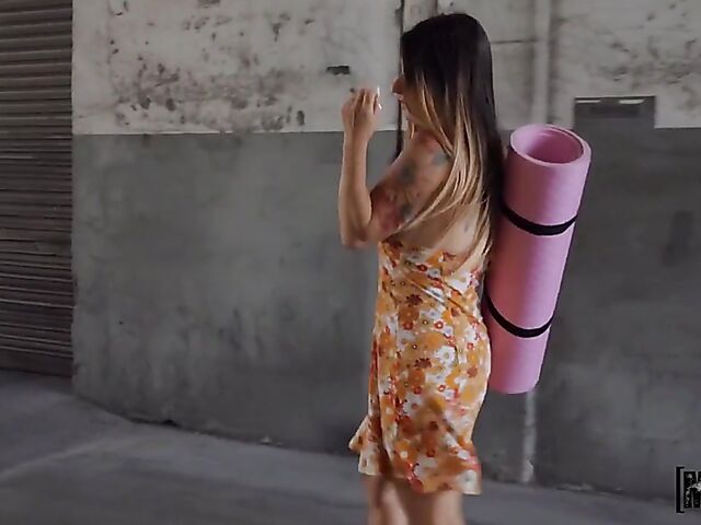 POV sex with stranded slut Lily Veroni