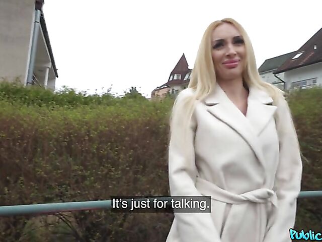 Long-haired Anita Blanche fucking for money POV style