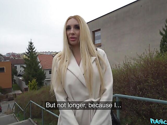 Long-haired Anita Blanche fucking for money POV style