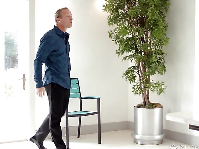 Natural MILF nuru massage fuck x2 featuring Mona Azar