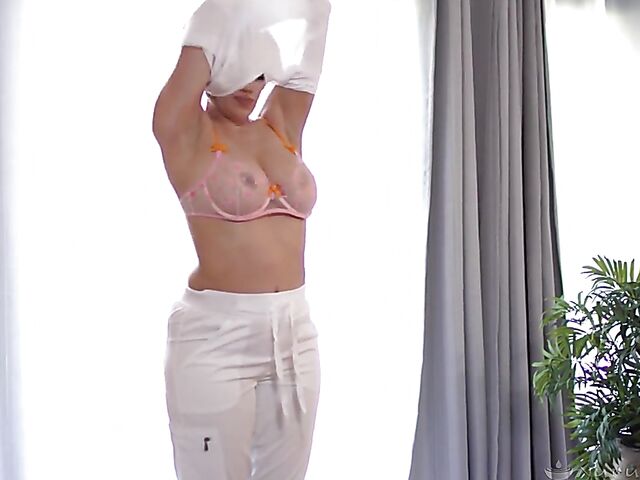 Natural MILF nuru massage fuck x2 featuring Mona Azar