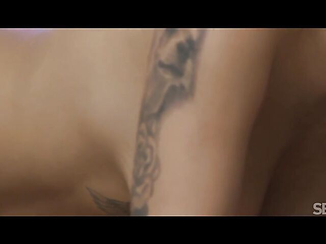 Sexy brunette Claudia Bavel is always horny on vacation