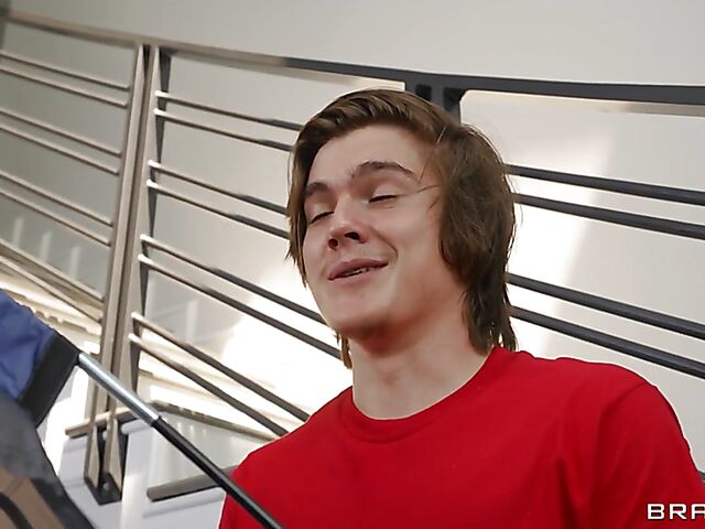 Lily Larimar & Penelope Kay - Camping tent teens FFM interracial threesome