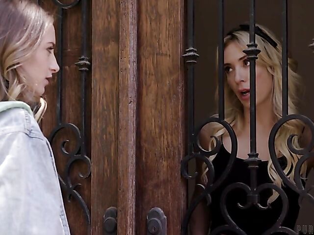 Foster family lesbian sex with Rachael Cavalli and Kyler Quinn