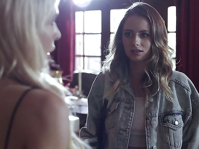 Foster family lesbian sex with Rachael Cavalli and Kyler Quinn