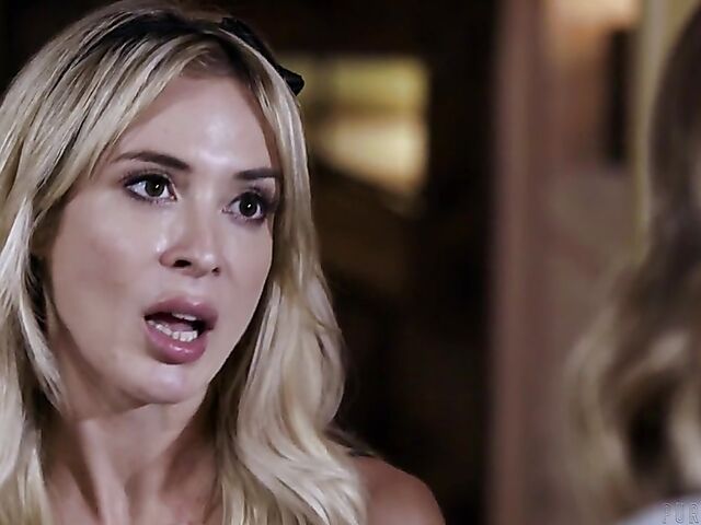 Foster family lesbian sex with Rachael Cavalli and Kyler Quinn