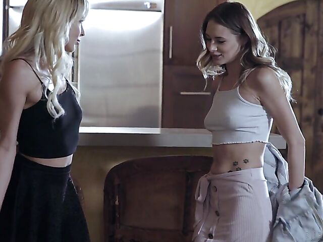 Foster family lesbian sex with Rachael Cavalli and Kyler Quinn