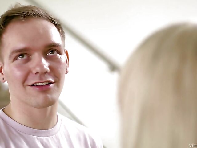 One last fuck with natural tits blonde Lilly Bell