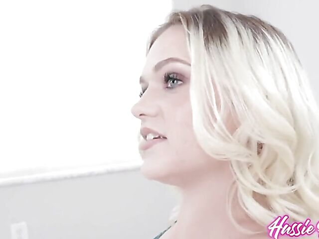 Double penetration casting with pale babe Joey White