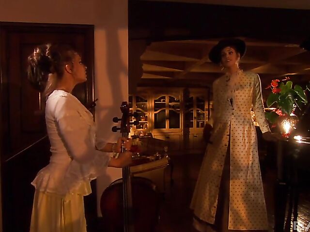 19th century sex and modern days pornstars in Bluebird Films porn movie Elegance