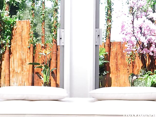 Porn audition with long-haired new babe Alina