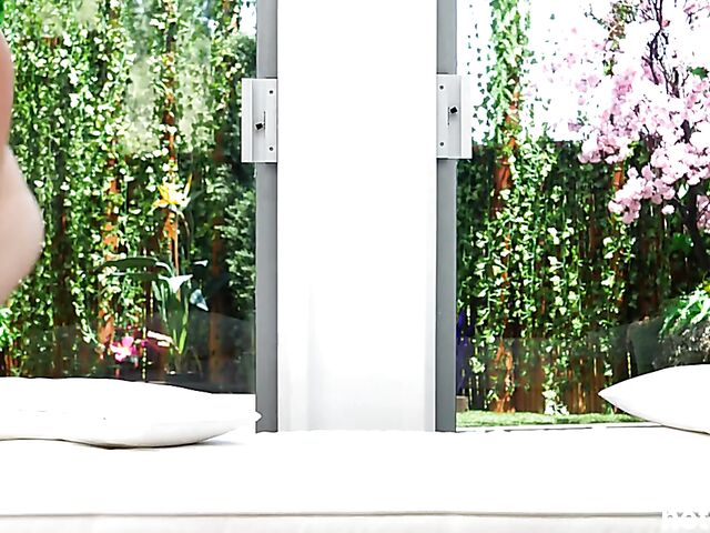 Interracial POV BBC casting with cute young babe Mazy Myers