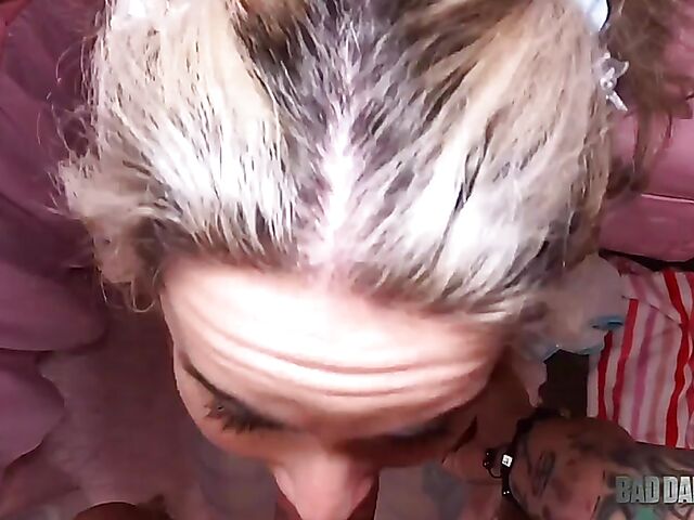 Misty Meaner - Stepdaughter POV with bad daddy fucking her nice innie pussy