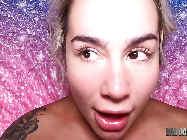 Misty Meaner - Stepdaughter POV with bad daddy fucking her nice innie pussy