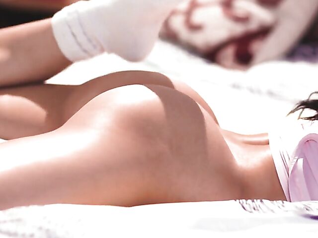 Alexis Tae & Juan Loco - Skinny ebony anal in her bedroom