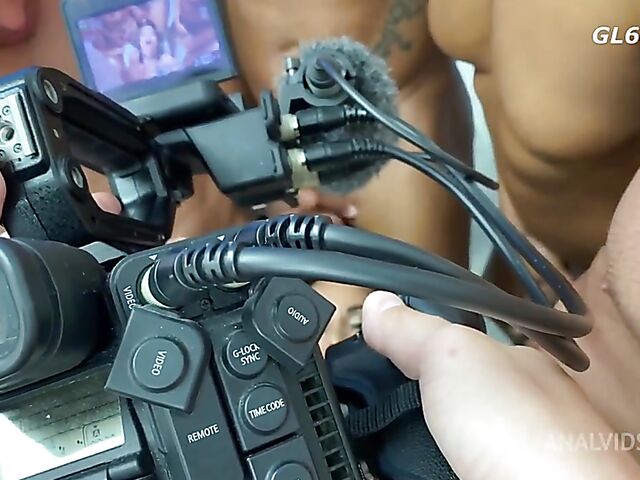 Interracial behind the scenes anal collection