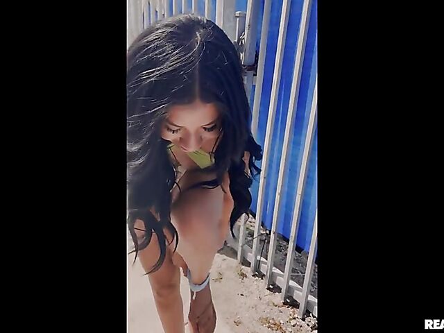 Interracial FFM public bus sex with nasty girls Kira Perez and Ameena Greene