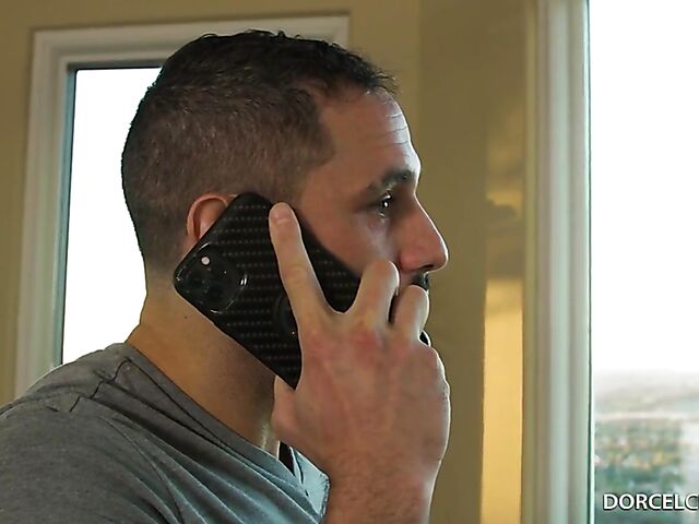 Short haired blonde Skye Blue is full of passion