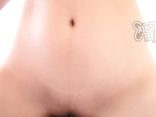 Blonde teen casting from your point of view featuring Sabrina