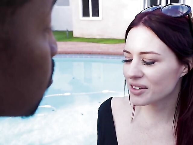 Jessica Ryan - Lovely pale milf interracial fucked