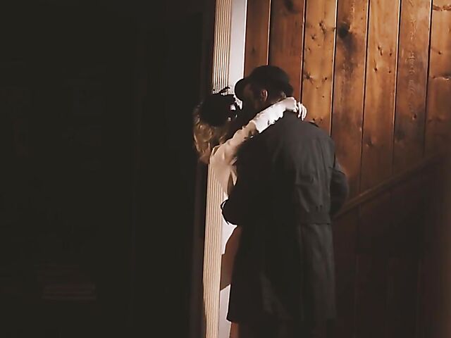 Nathan Bronson & Kiara Cole - Small tits blonde gets cum on belly