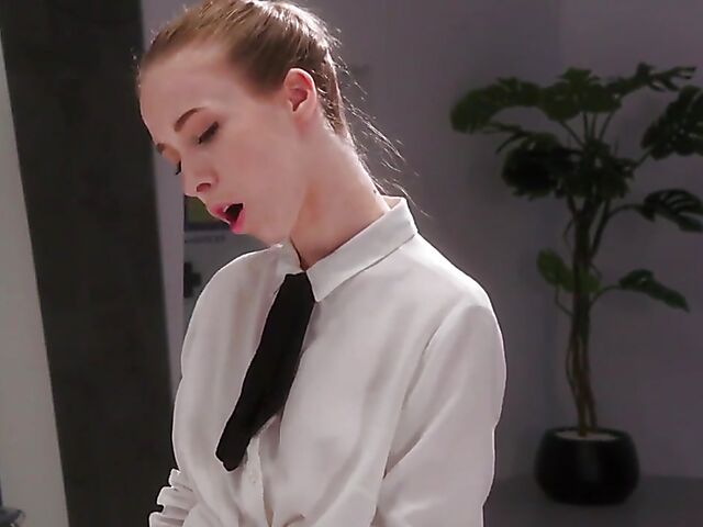 Mimi Cica & Nata Ocean - Girl on girl strapless dildo, pantyhose and stockings