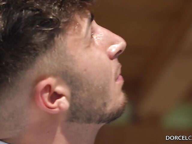 Euro threesome with sultry brunettes Lola Bellucci and Cléa Gaultier